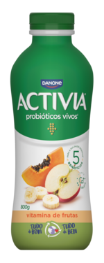 Activia Liquido Vitamina de Frutas - 800g